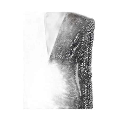 Sequinned V-Neck Dress