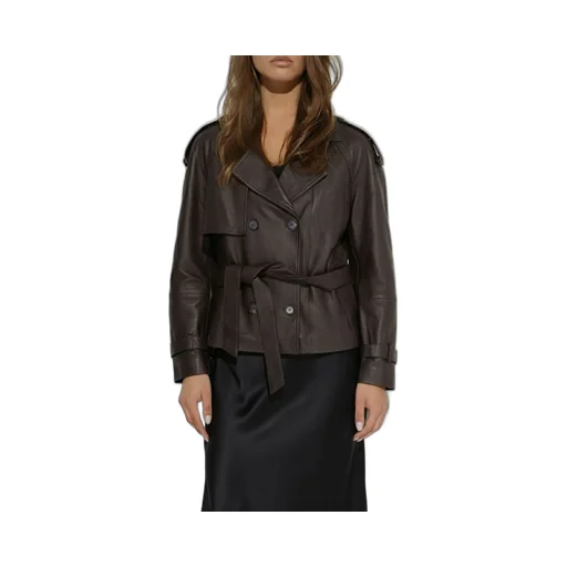 Reed Belted Leather Jacket