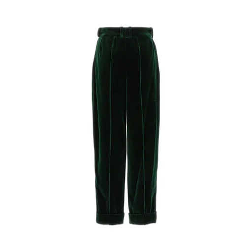High-Waist Wide-Leg Trousers