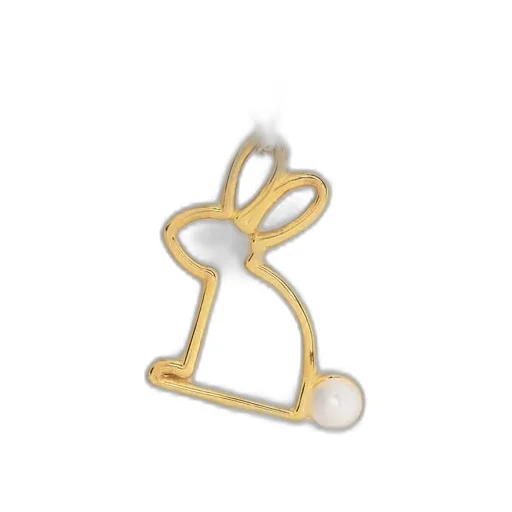 Bunny Pendant Necklace
