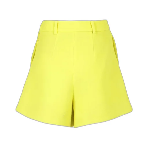 High-Waisted Pleated Shorts
