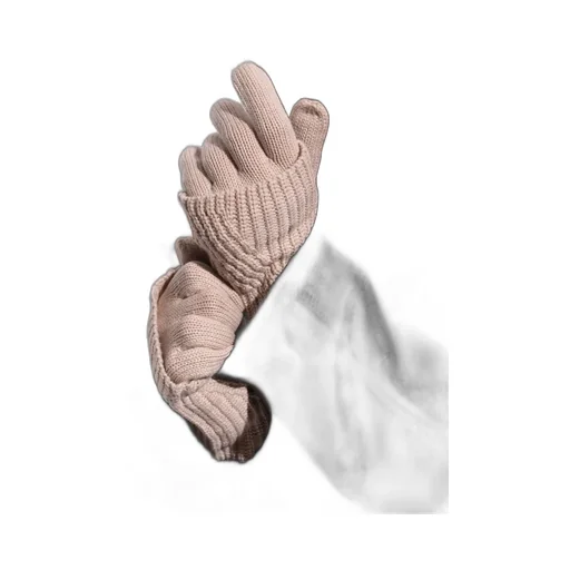 Ribbed Knit Gloves