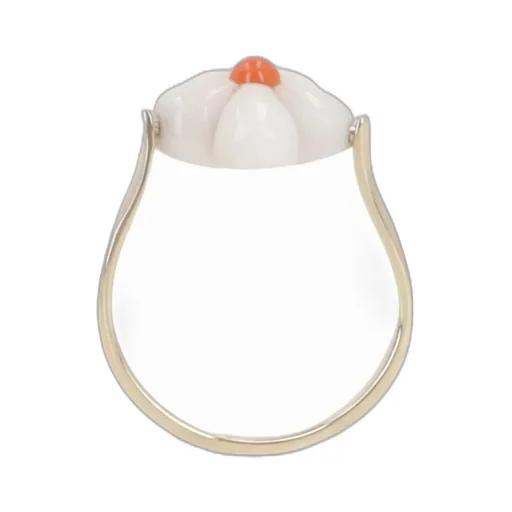 Daisy Coral Ring