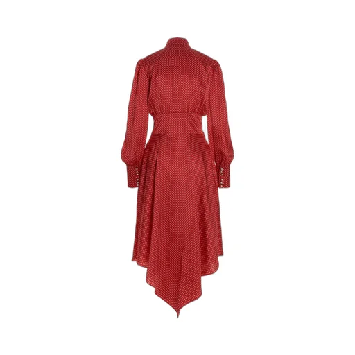 Asymmetric Long-Sleeved Dress