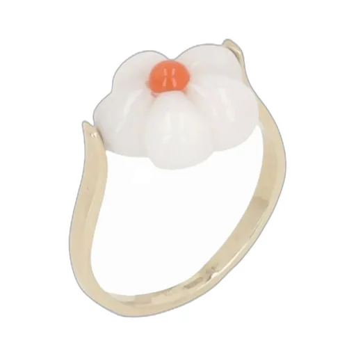 Daisy Coral Ring