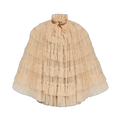 Aude Tiered Cape Coat