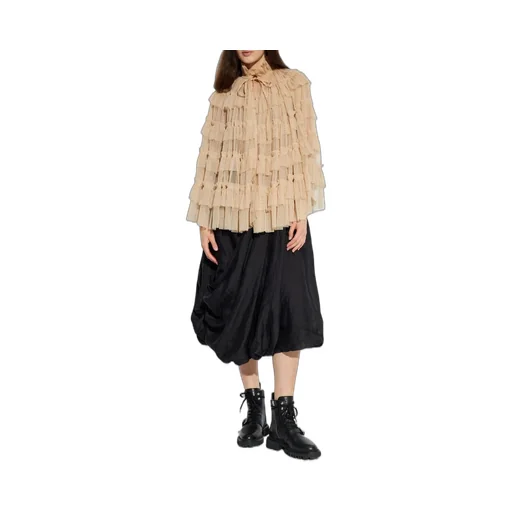 Aude Tiered Cape Coat