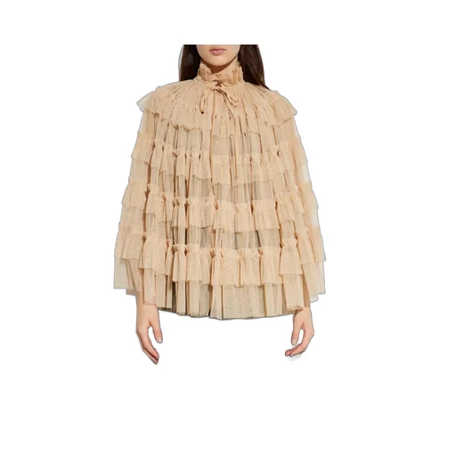 Aude Tiered Cape Coat