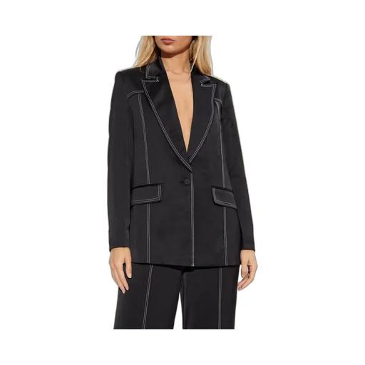 Luna Contrast-Stitch Blazer