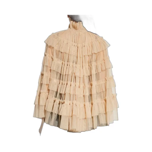 Aude Tiered Cape Coat