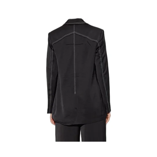 Luna Contrast-Stitch Blazer