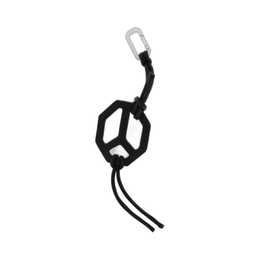 Geometric Leather Keyring
