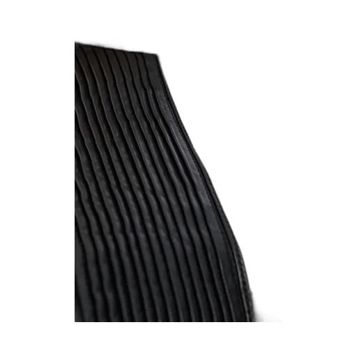 Sara Pleated Leather Shirt