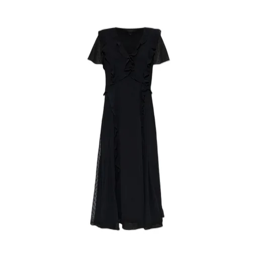 Mari Ruffled Midi Dress