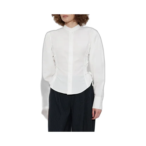 Evanna Lace-Up Shirt