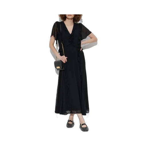 Mari Ruffled Midi Dress