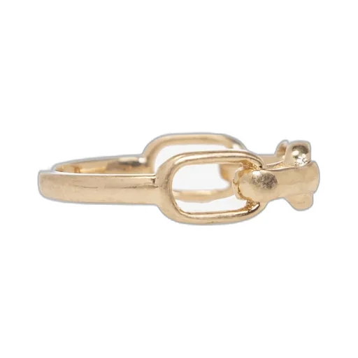 Chain-Link Brass Rings