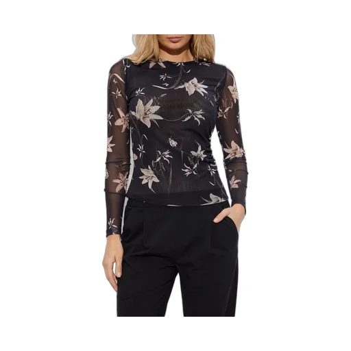 Caia Floral Mesh Top