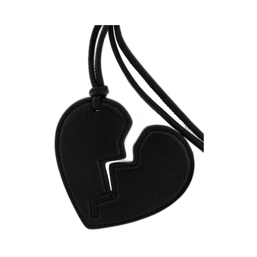 Heart-Shaped Bag Charm