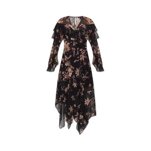 Fresca Floral Asymmetric Dress