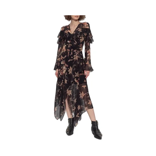 Fresca Floral Asymmetric Dress