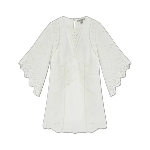 Eyelet Mini Dress