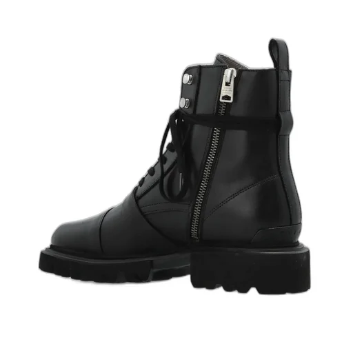 Tori Buckled Lace-Up Boots