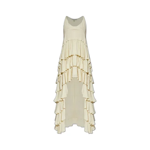 Cavarly Ruffled Asymmetric Dress