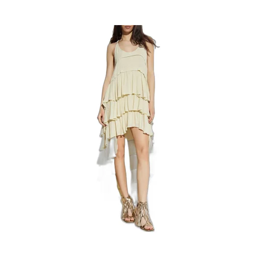 Cavarly Ruffled Asymmetric Dress