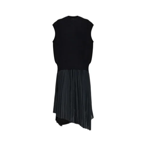 Pleated Midi Dress