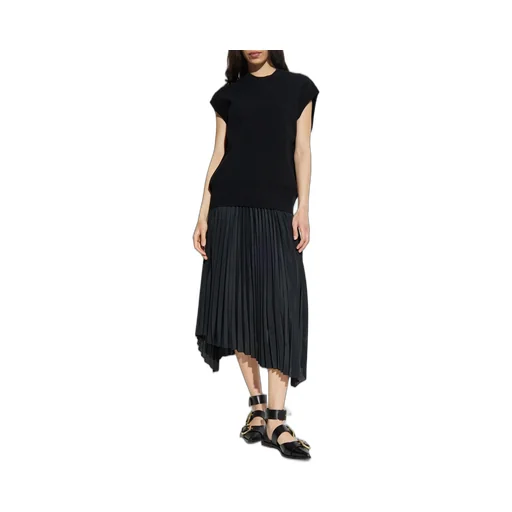 Pleated Midi Dress