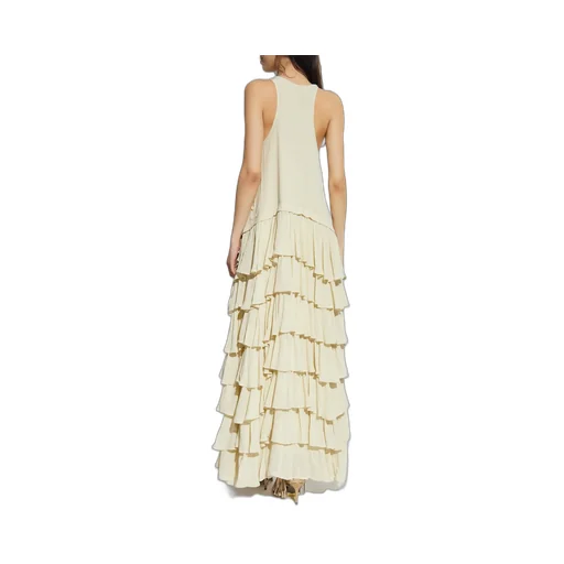 Cavarly Ruffled Asymmetric Dress