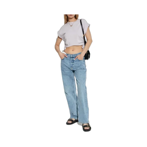 Ruched Tie-Side Top