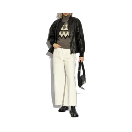Quilted Panel Bomber Jacket