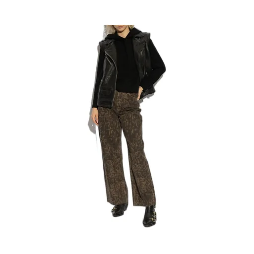 Biker Style Sleeveless Jacket