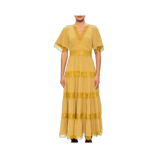Lace Detail Maxi Dress