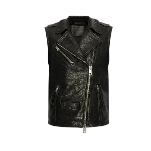 Biker Style Sleeveless Jacket