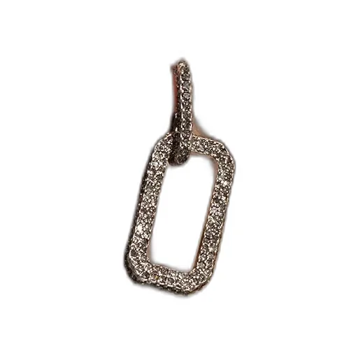Geometric Crystal Drop Earrings