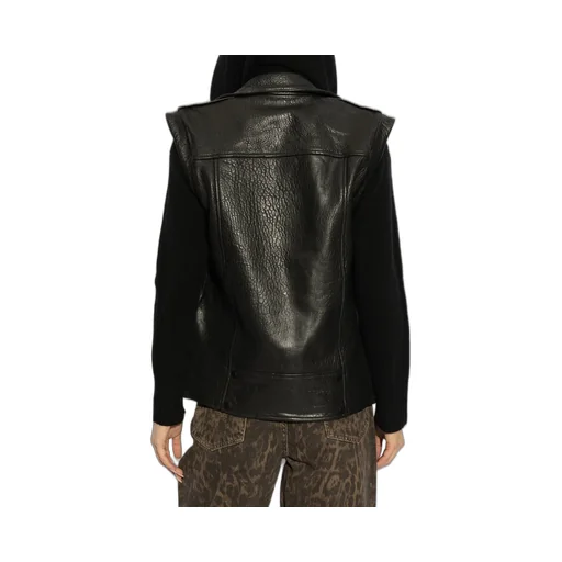 Biker Style Sleeveless Jacket