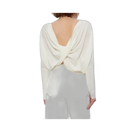 Draped Knit Sweater
