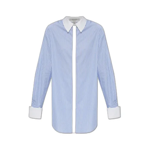 Striped Oversized Shirt Dress