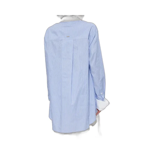 Striped Oversized Shirt Dress