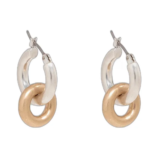 Interlinked Hoop Earrings