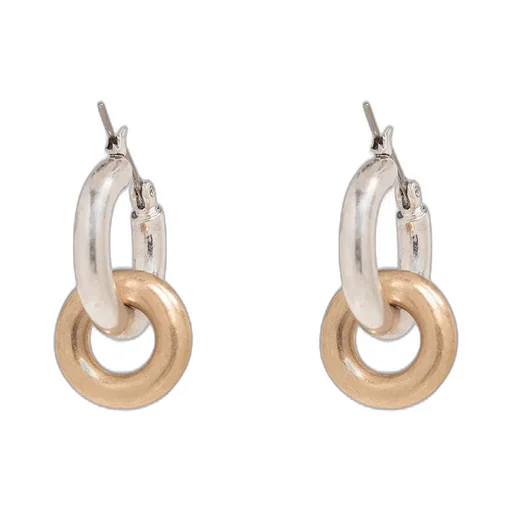 Interlinked Hoop Earrings