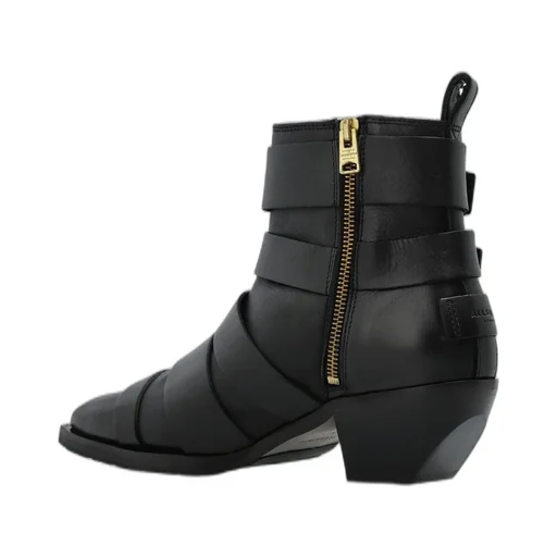 Triple Buckle Ankle Boots