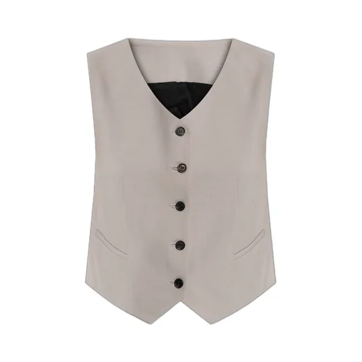 Tailored Button-Up Vest