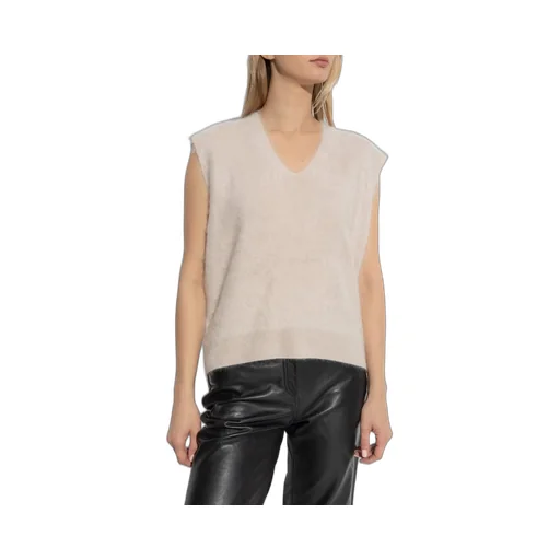 Classic V-Neck Sleeveless Coat