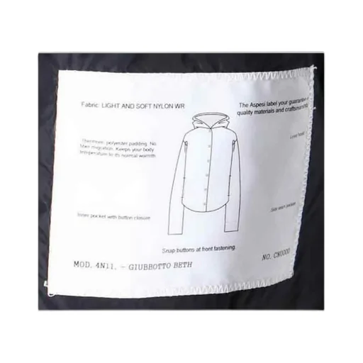 Long Sleeved Press-Stud Hooded Jacket