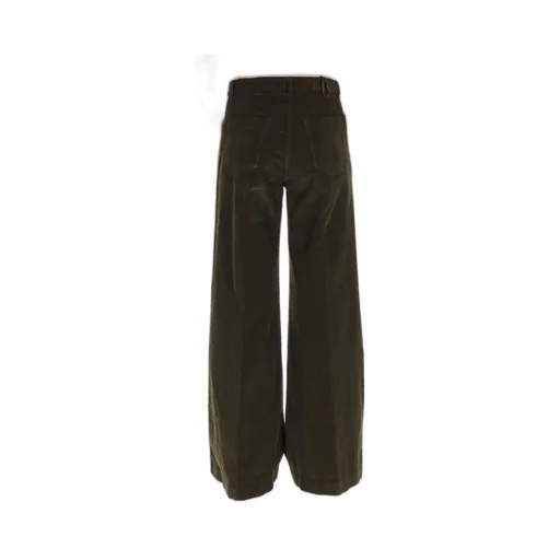 Wide Leg Corduroy Trousers
