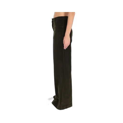 Wide Leg Corduroy Trousers